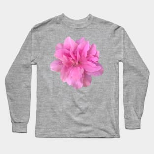 Pink Azalea Flower Close-up Long Sleeve T-Shirt